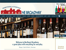 Tablet Screenshot of nebroadway.com